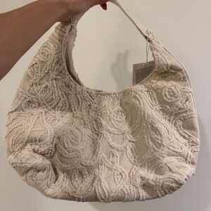 & Other Stories Small Appliquéd Denim Tote Bag NWT